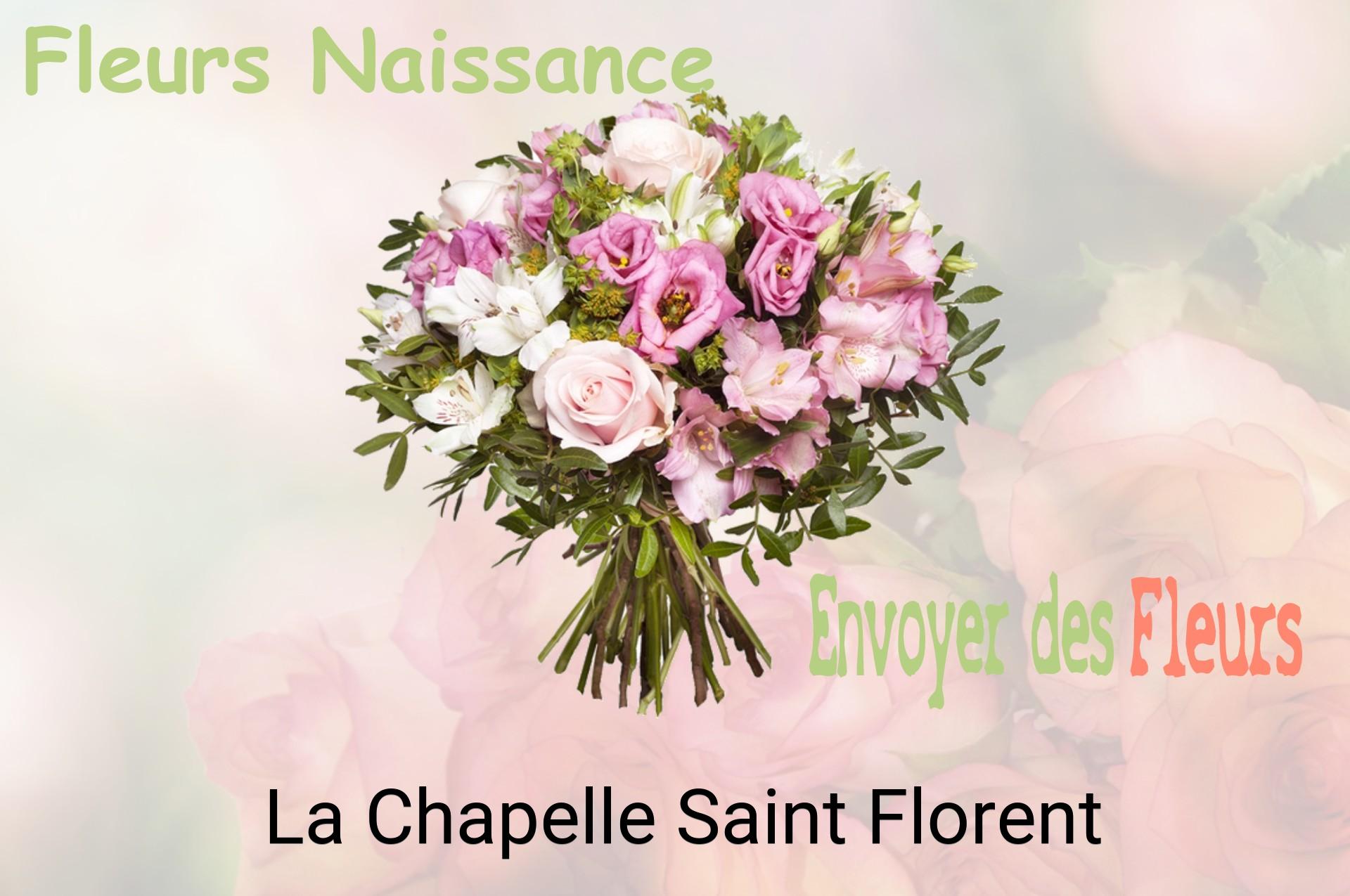 Bouquet de fleurs de naissance livré à La Chapelle-Saint-Florent